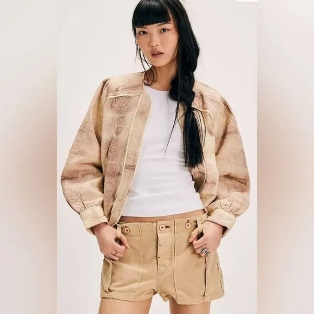 Free People Ilani Tie Dye Bomber Jacket
